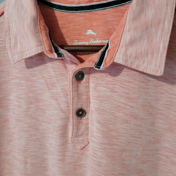 Tommy Bahama Island Zone Polo Shirt Mens Size L UPF 30 Short Sleeve Made in Peru - Picture 7 of 11